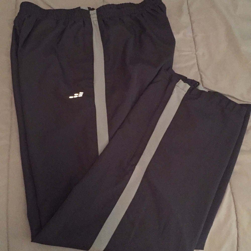 Gray bcg athletic wind pants